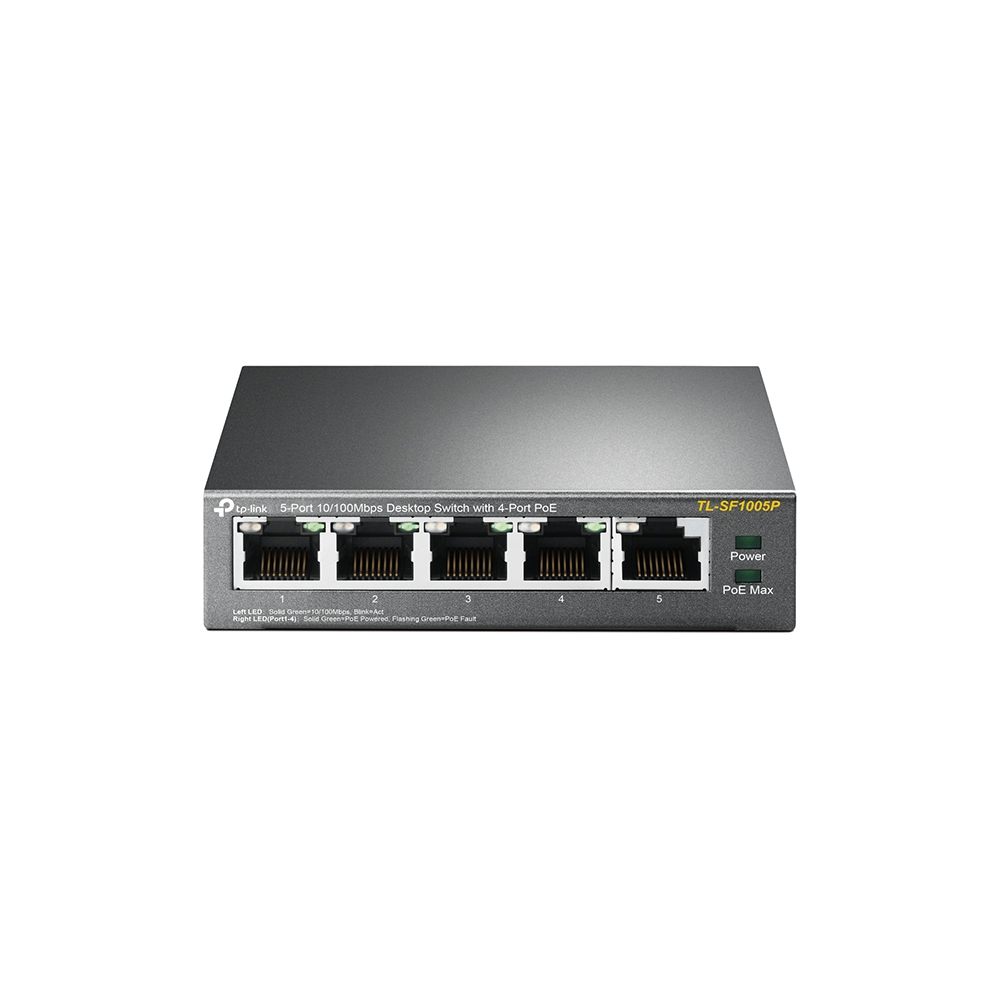 Image of TP-Link TL-SF1005P network switch Unmanaged Fast Ethernet (10/100)...