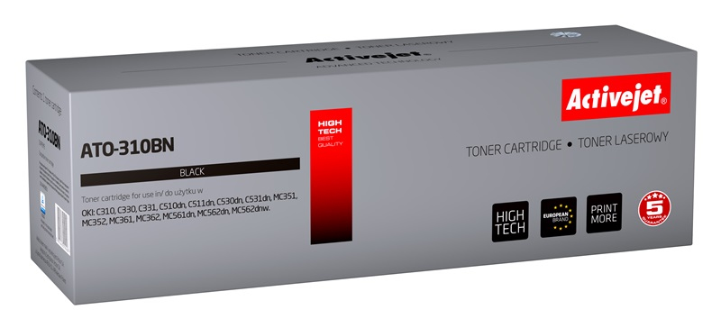 Activejet ATO-310BN toner (replacement for OKI 44469803; Supreme; 3500 pages; black)