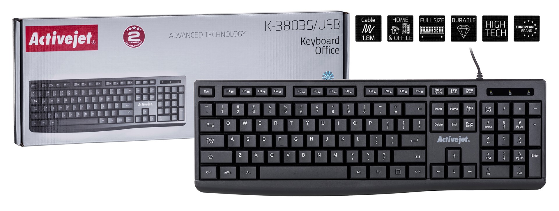 ACJ Activejet K-3803S USB keyboard