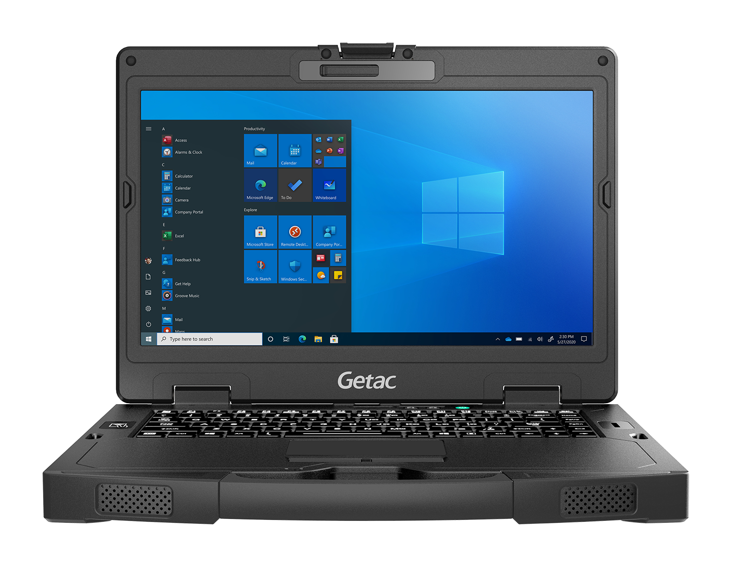 Getac S410 G4 Notebook 35.6 cm (14") HD Intel® Core™ i5 8 GB DDR4-SDRAM 256 GB SSD Wi-Fi 6 (802.11ax) Windows 10 Pro Black