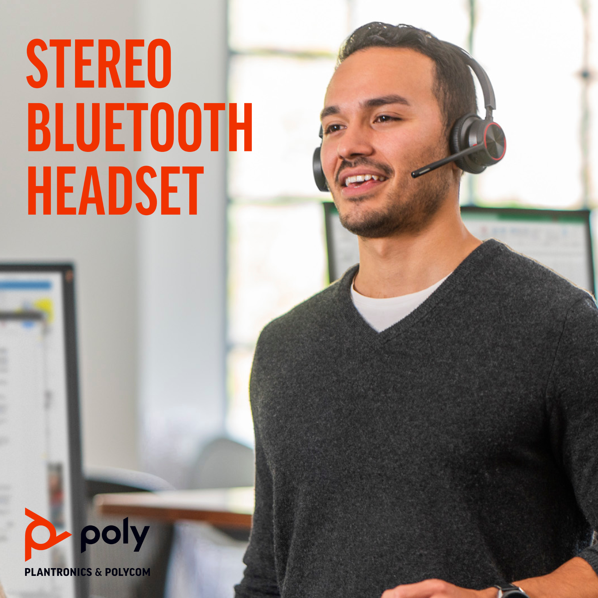 Poly Voyager 4320 Microsoft Teams Certified USB-A Headset +BT700 dongle