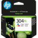 HP SUP: 304XL Tri-color Ink Cartridge  cap