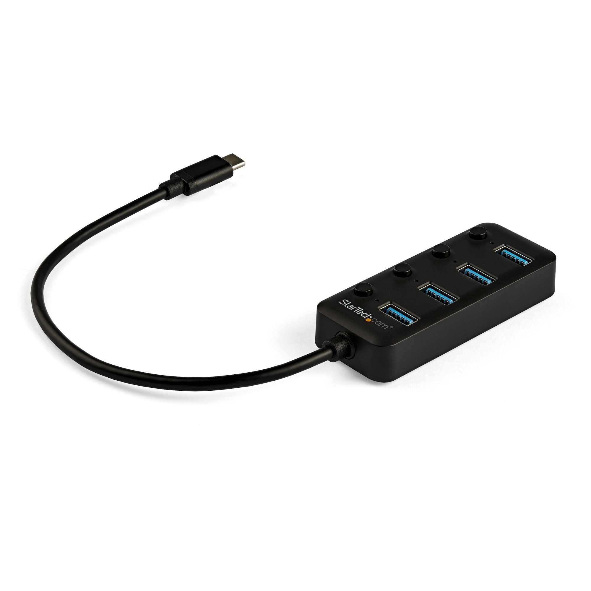Image of StarTech.com 4 Port USB C Hub - USB-C to 4x USB 3.0 Type-A Ports...