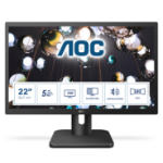 AOC E1 22E1Q computer monitor 54.6 cm (21.5") 1920 x 1080 pixels Full HD LED Black