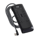 Eaton TLP88DBTEL surge protector Black 8 AC outlet(s) 120 V 94.5" (2.4 m)