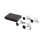 Hikvision Kit TurboHD 3K (5 Megapixel) - DVR 4 Canales, 4 Cámaras bala Dual Light, Micrófono Integrado