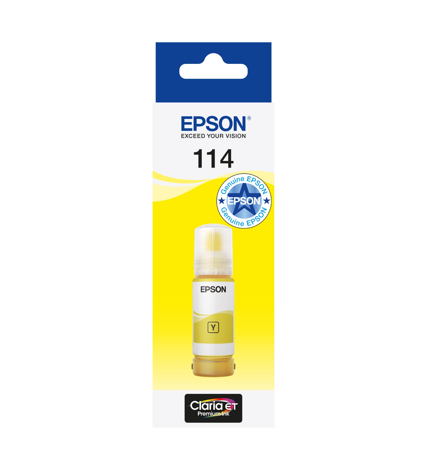 Epson C13T07B440/114 Ink bottle yellow, 6.7K pages 2300 Photos 70ml for Epson ET-8500