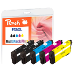 Peach 320265 inktcartridge 5 stuk(s) Compatibel Hoog (XL) rendement Zwart, Cyaan, Magenta, Geel