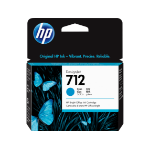 HP 712 29ML CYAN DESIGNJET INK CARTRIDGE - T230/T250/T650/STUDIO