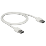 DeLOCK 85193 USB cable USB 2.0 1 m USB A White