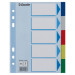 Esselte 15264 tab index Blank tab index Cardboard, Polypropylene (PP) Blue