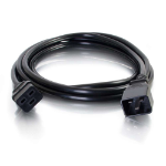 C2G 80623 power cable Black 2 m C20 coupler C19 coupler