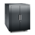 APC NetShelter CX 18U Geluiddempende 'Server Room in a Box', Shock Packaging, Donker Grijs