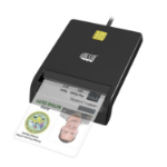 Adesso - Contact - CableUSB 2.0 - TAA Compliant SCR-100 SCR100 smart card reader