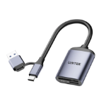 UNITEK R1018E Super Fast Card Reader Up to 312mb/s USB-A/C Supports SD/MicroSD