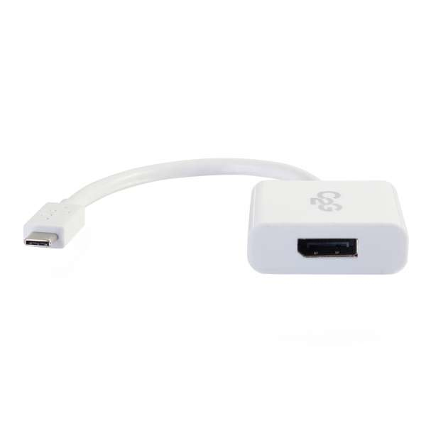 C2G USB-C/DisplayPort USB-grafikadapter 3840 x 2160 pixlar Vit