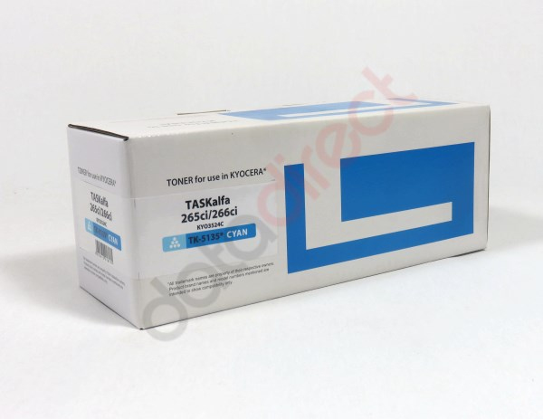 Data Direct Kyocera 265 266 Toner Cyan Compatible TK5135C 1T02PACNL0