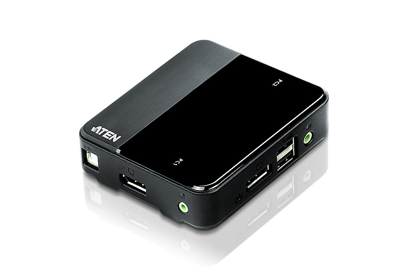 Image of ATEN 2-Port USB 4K DisplayPort 1.2 KVM Switch (KVM cables included)