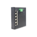 Digitus 5 Port Gigabit Ethernet Network Switch Switch, Flat, Industrial, Unmanaged