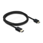 DeLOCK 81685 HDMI cable 2 m HDMI Type A (Standard) HDMI Type C (Mini) Black