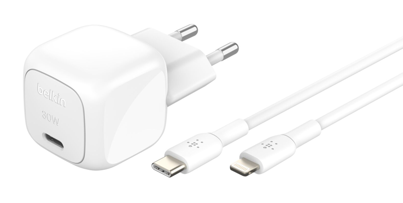 Belkin WCA008KQ1MWH-B5 mobile device charger Universal White AC Fast c