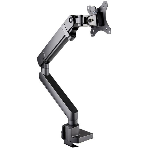 StarTech.com Desk Mount Monitor Arm with 2x USB 3.0 ports - Slim Full Motion Adjustable Single Monitor VESA Mount up to 34&quot; Display - Ergonomic Articulating Arm - Desk Clamp/Grommet