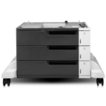 HP LaserJet 3x500-sheet invoerlade met standaard