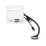 Vivolink WI221183 socket-outlet VGA + USB A + 3.5mm White