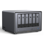 Ugreen NASync DXP6800Pro NAS Desktop Intel® Core™ i5 i5-1235U 8 GB DDR5 UGOS Pro Black, Grey