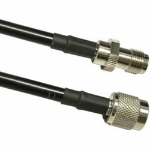 Ventev 240-01-02-P20 coaxial cable TWS240 6 m RP-TNC Black