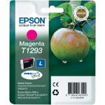 Epson C13T12934010/T1293 Ink cartridge magenta, 330 pages ISO/IEC 24711 7ml for Epson Stylus BX 320/SX 235 W/SX 420/SX 525/WF 3500