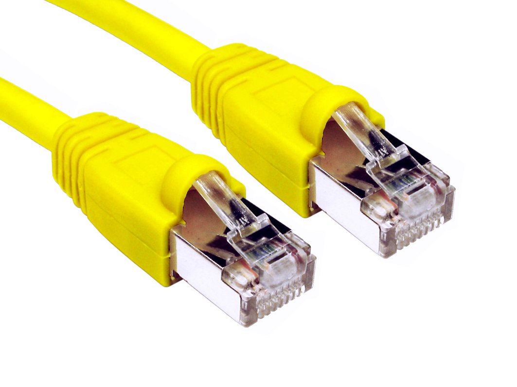 Cables Direct B6ST-710Y networking cable Yellow 10 m Cat6 F/UTP (FTP)