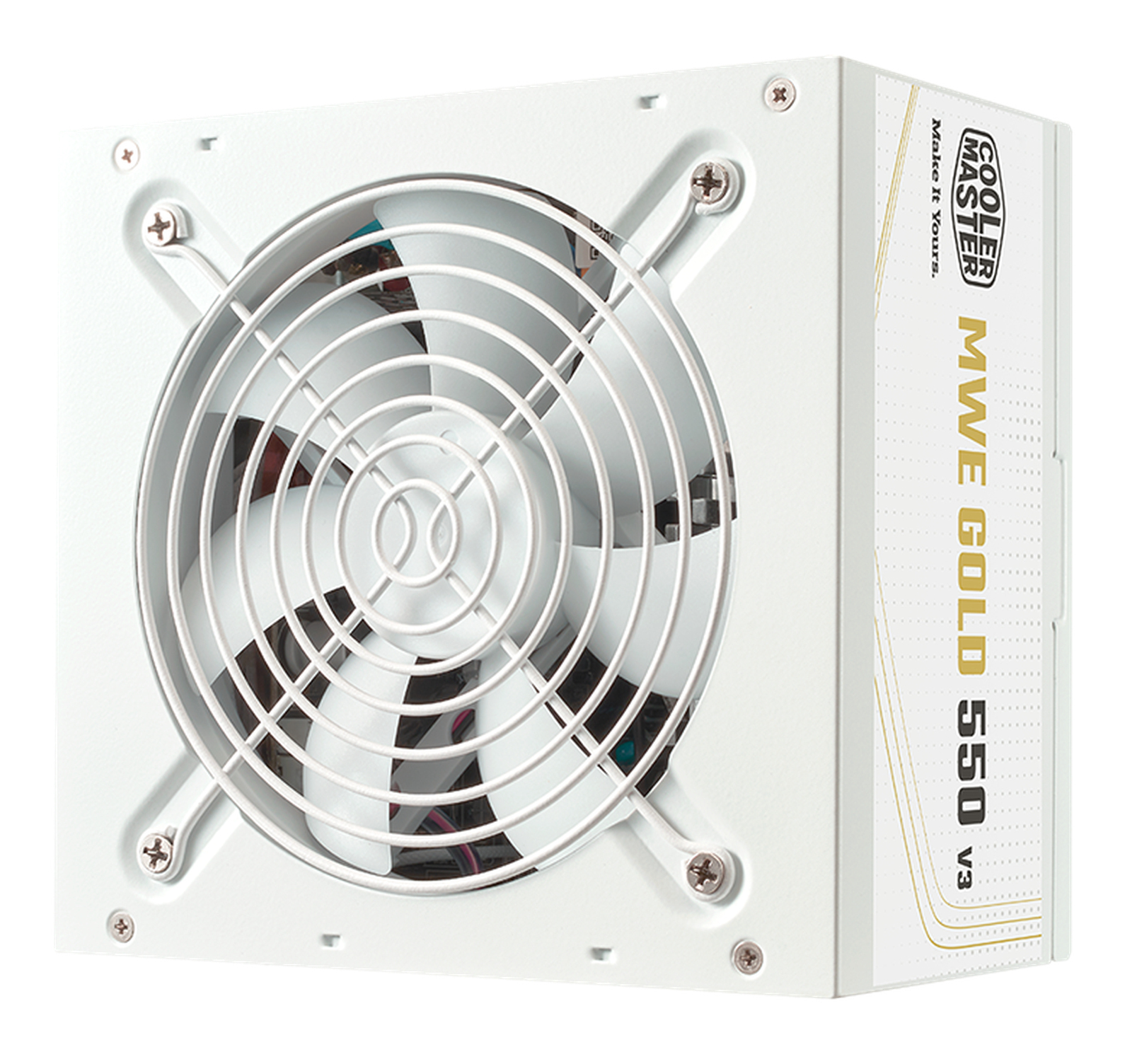 Cooler Master MWE Gold 550 V3 ATX 3.1 White Edition Non-Modular power