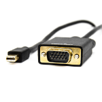 Rocstor Y10C163-B1 video cable adapter 70.9" (1.8 m) Mini DisplayPort VGA (D-Sub) Black