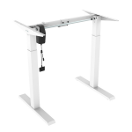 LogiLink EO0029W standing desk frame Electric 2 leg(s) White