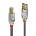 Lindy 36640 USB cable 0.5 m USB 2.0 USB A USB B Grey