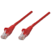 Intellinet Network Patch Cable, Cat6, 1.5m, Red, CCA, U/UTP, PVC, RJ45, Gold Plated Contacts, Snagless, Booted, Lifetime Warranty