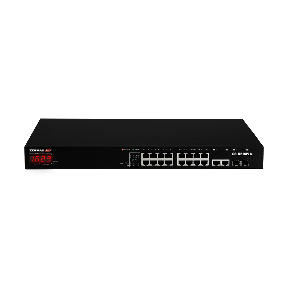 Edimax GS-5216PLC network switch Managed Gigabit Ethernet...