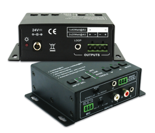 Vivolink VL120004 audio amplifier 2.0 channels Home Black