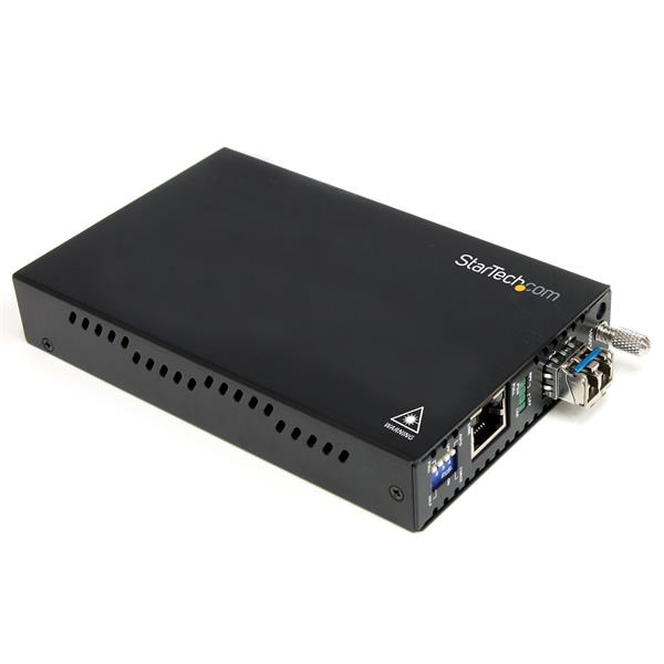 Image of StarTech.com Fiber Media Converter Gigabit 1000Mbps MM Fibre LC 550m