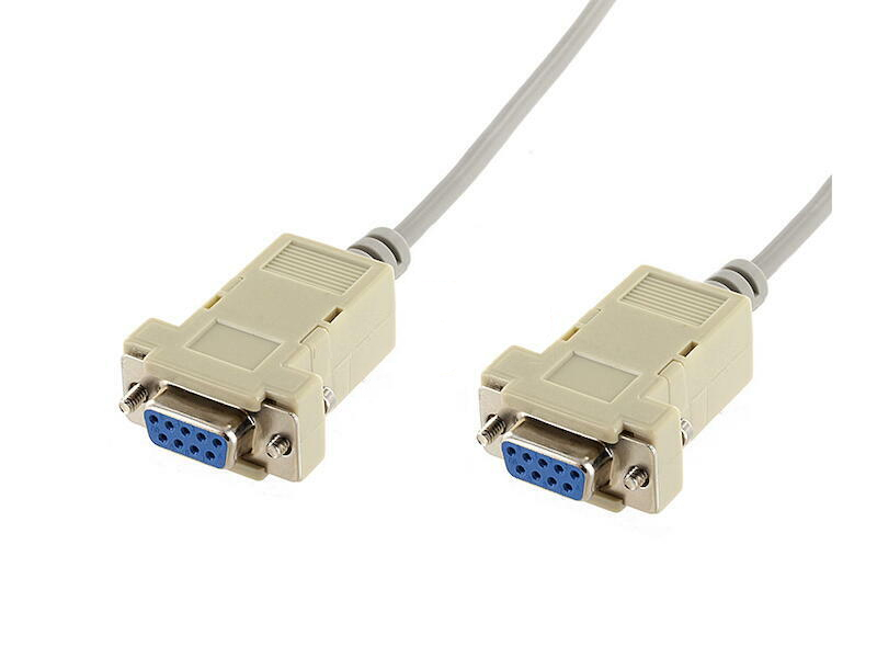 NM9/9FF EVE RS-232 cable, null-modem
