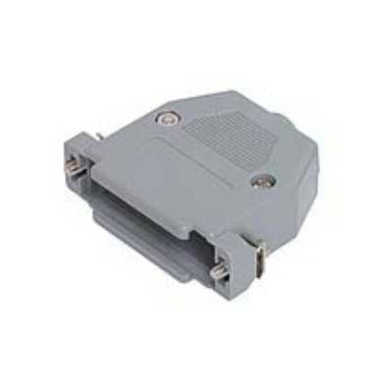 Image of FDL 25 PIN D-SUB D TYPE HOOD - GREY PLASTIC
