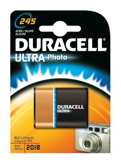 Image of Duracell Ultra Photo 245 Nickel-Oxyhydroxide (NiOx)