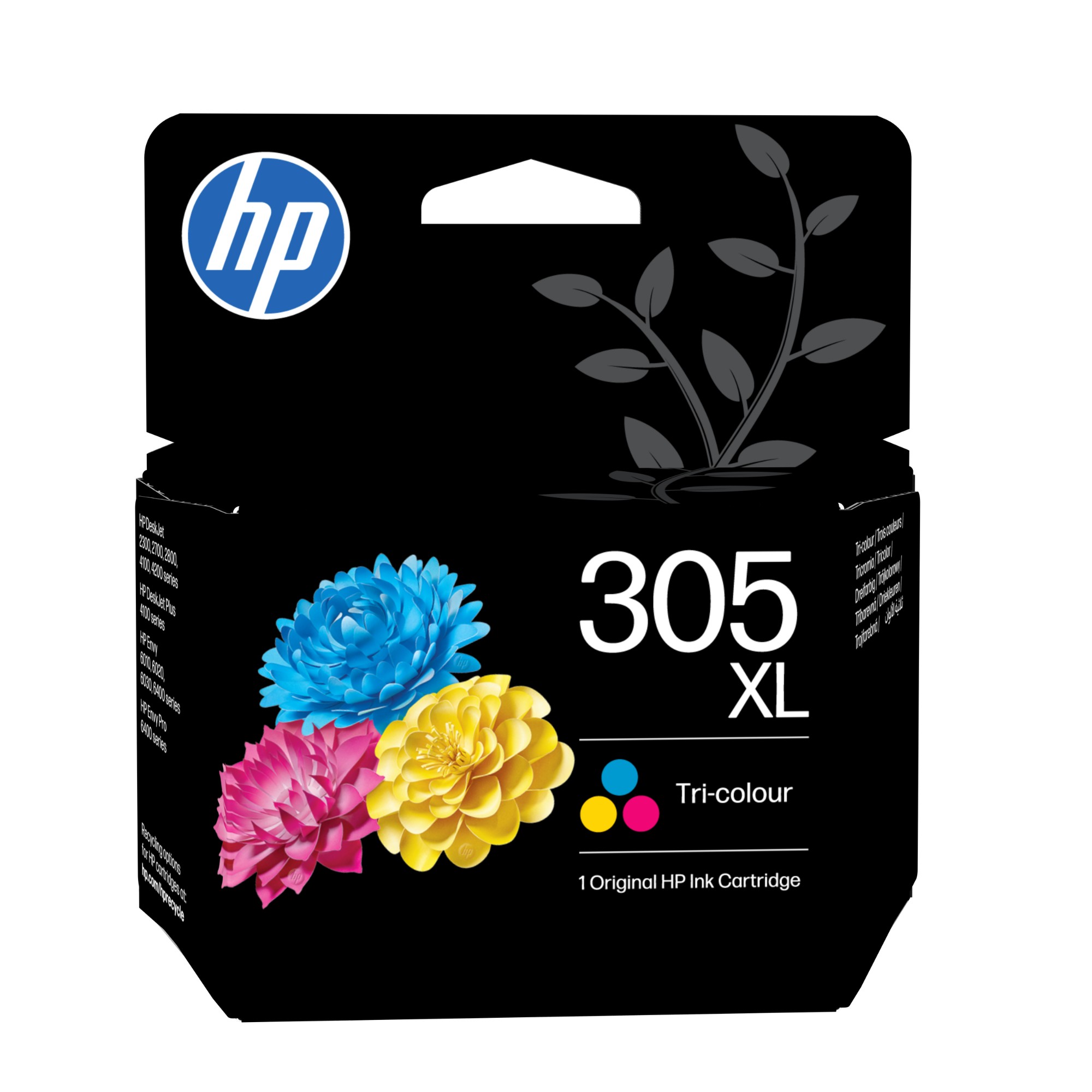 HP 3YM63AE/305XL Printhead cartridge color high-capacity, 200 pages for HP DeskJet 2710/e/Envy 6020/Envy 6020 e
