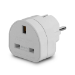 Lindy UK to Euro Adapter Travel Plug, White