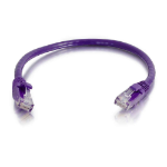 C2G 3m Cat6 550MHz Snagless Patch Cable networking cable Purple U/UTP (UTP)