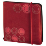 Hama 00095669 optical disc case 24 discs Red