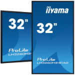 iiyama LH3260HS-B1AG Signage Display Digital A-board 80 cm (31.5") LED Wi-Fi 500 cd/m² Full HD Black Built-in processor Android 11 24/7