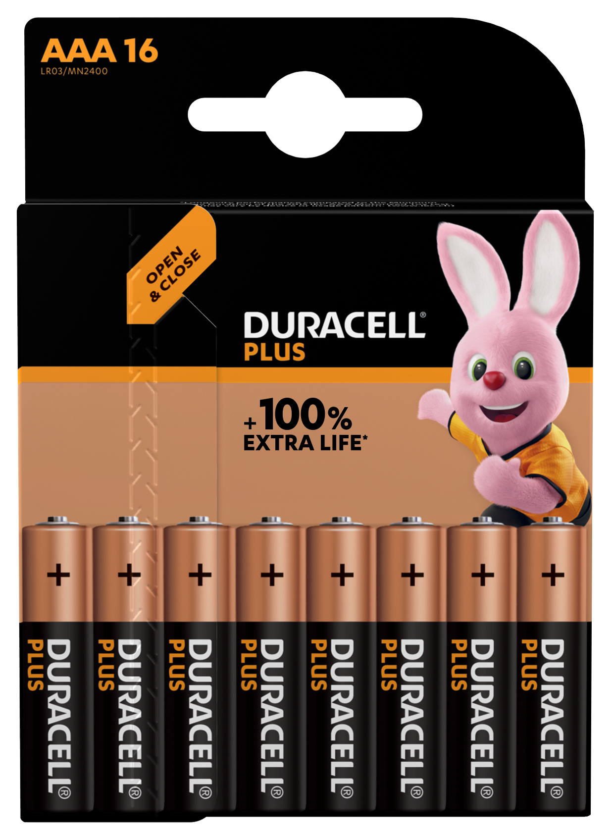 Image of Duracell Plus 100 - Single-use battery - AAA - Alkaline - 1.5 V -...