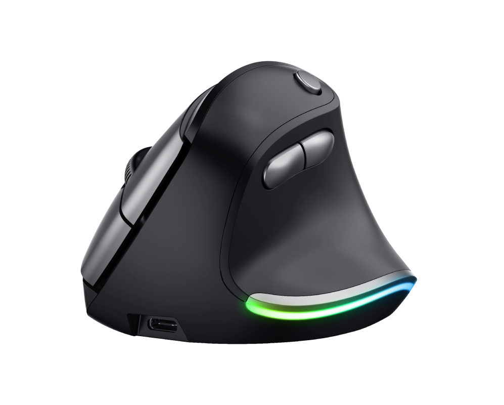 Image of Trust Bayo Wireless Rechargeable Ergonomic Mouse